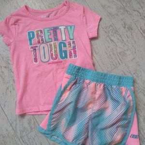 Toddler Girl's Sketchers Active Outfit